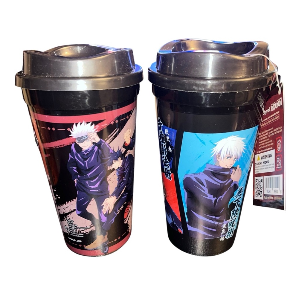 Jujutsu Kaisen x round 1 collab cups (comes with 2)